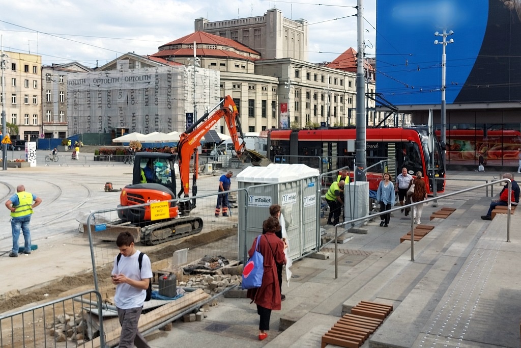 Dzień dobry Katowice. Od dzisiaj koniec tramwajowych utrudnień na rynku