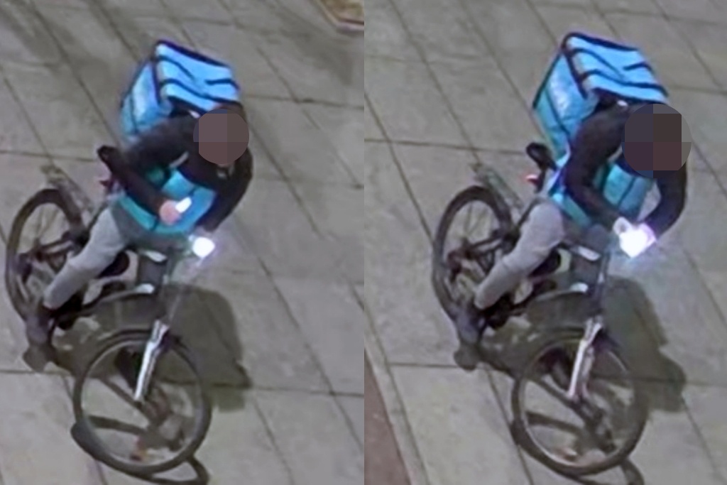 Dostawca na rowerze potrącił kobietę na rolkach. Mężczyzny szuka policja