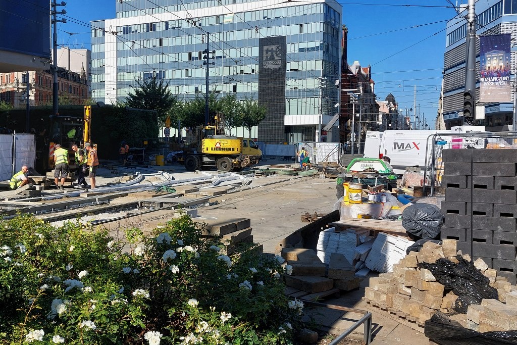 Kolejne zmiany w kursowaniu tramwajów w centrum Katowic