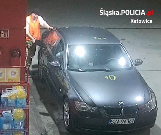 Zatankował paliwo na stacji Shell w Katowicach i nie zapłacił. Policja opublikowała zdjęcie