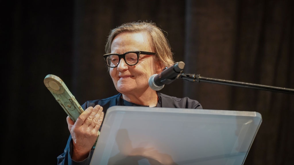 Agnieszka Holland z ufundowaną przez Katowice nagrodą im. Kazimierza Kutza