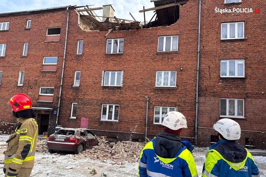 Po wybuchu gazu w Szopienicach mieszkańcy nie mogą wrócić do swoich domów