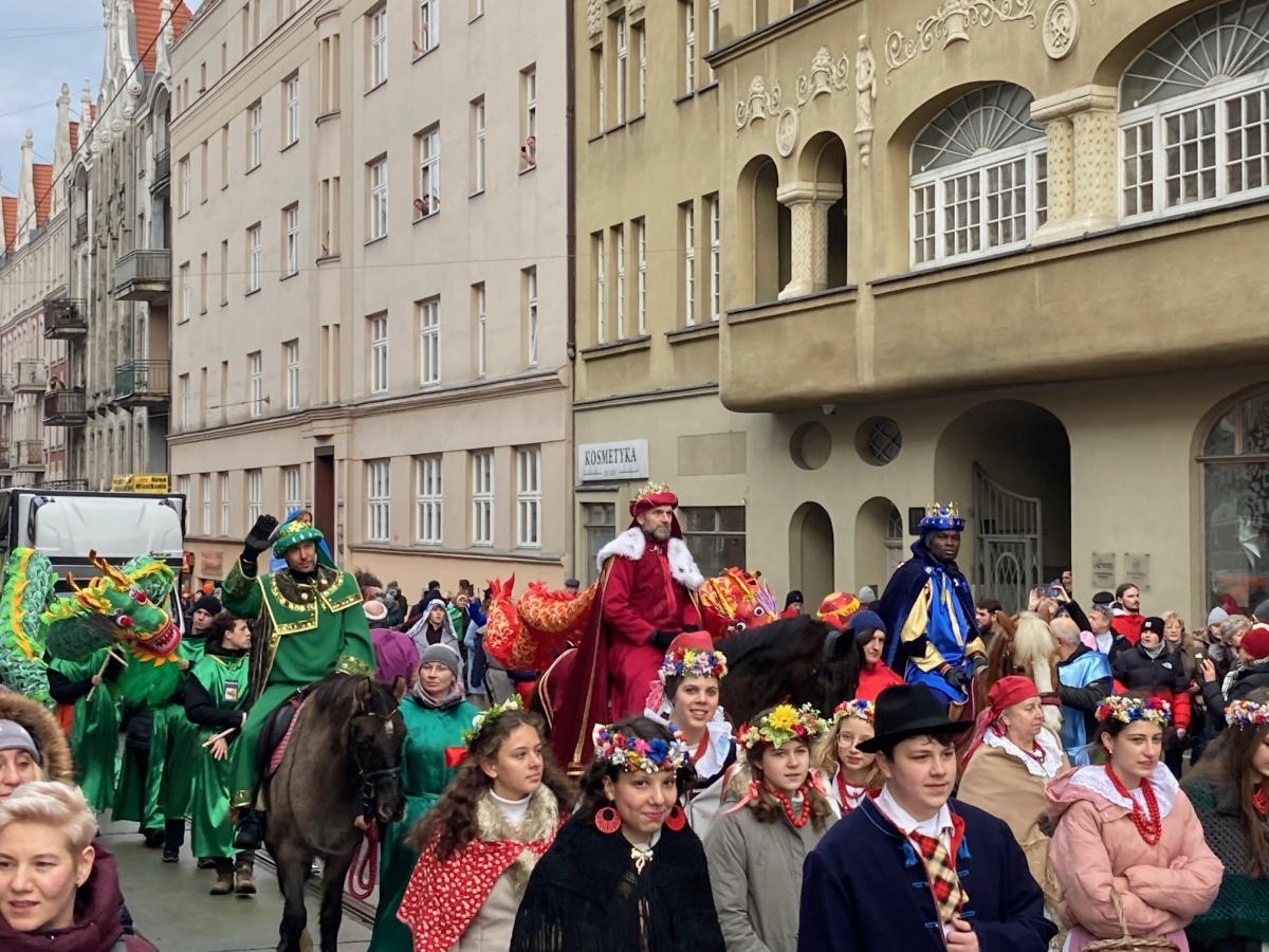 Ulicami Katowic przeszedł Orszak Trzech Króli