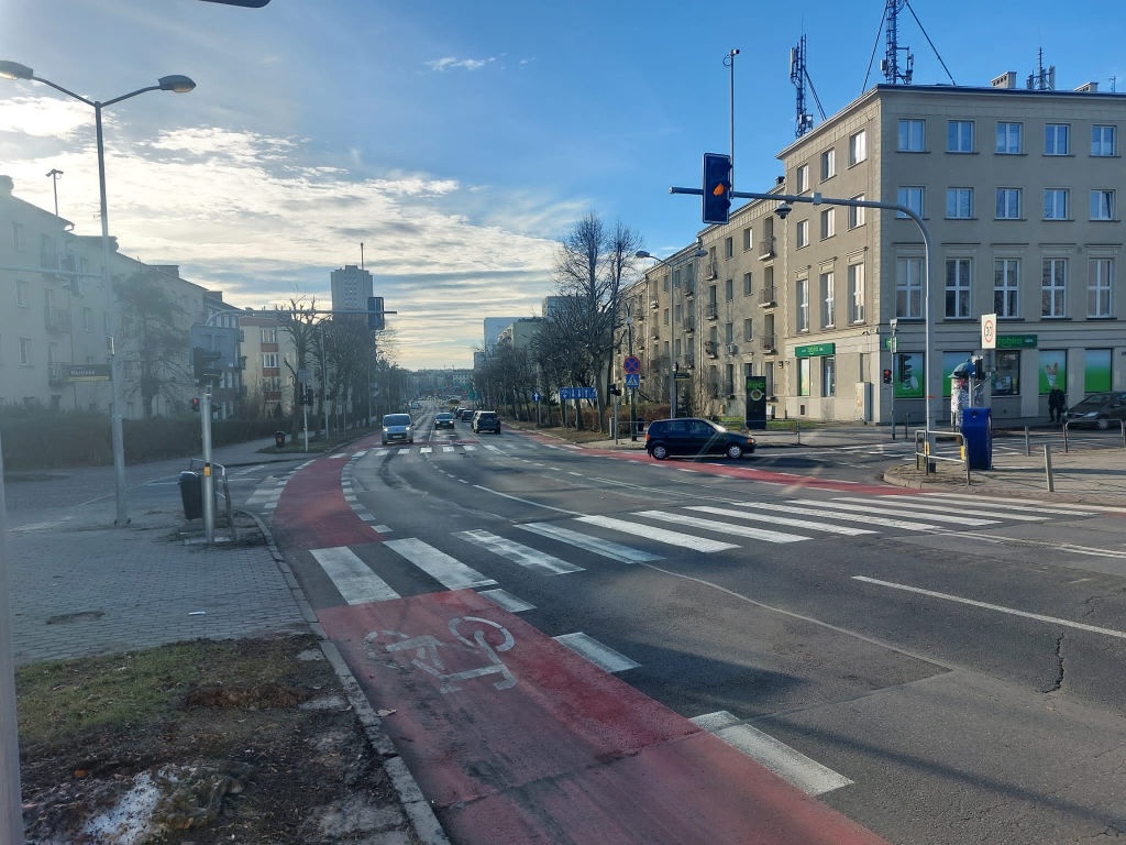 Pasy rowerowe na ul. Sokolskiej są już gotowe. Inwestycja została odebrana