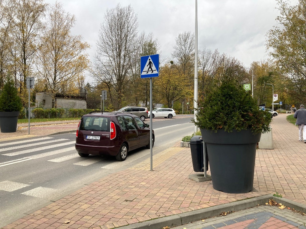 Potrącenie na przejściu dla pieszych przy ul. Ceglanej