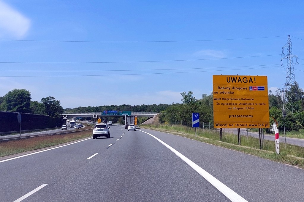 Utrudnienia na A4 Katowice-Kraków. Są kolejne zmiany na węźle w Mysłowicach