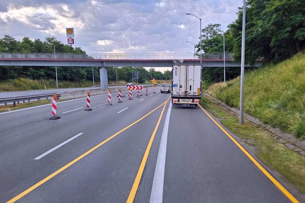 Zwężenie na A4. Trwa remont na autostradzie w Rudzie Śląskiej