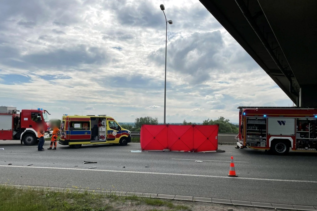 Śmiertelny wypadek na A1. Są ogromne utrudnienia