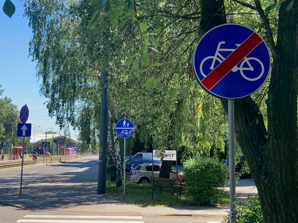 Dzień dobry Katowice. Jest problem z kolejną rowerową inwestycją z Budżetu Obywatelskiego