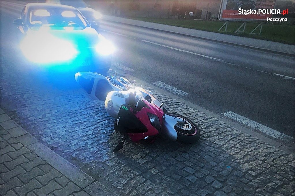 27 tys. zł mandatu i 205 pkt. karnych dla motocyklisty z Katowic. A mógł zatrzymać się do kontroli