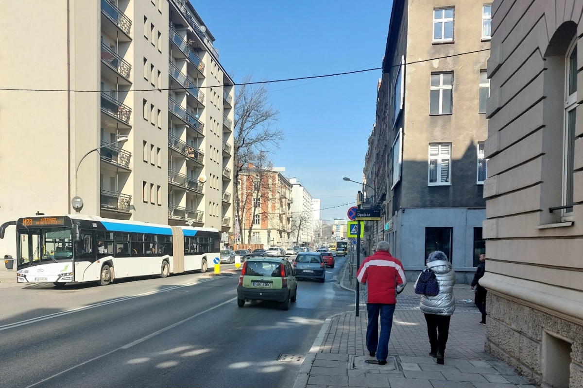 Dzień dobry Katowice. Kolejne podejście do rowerowych pasów na Koszutce
