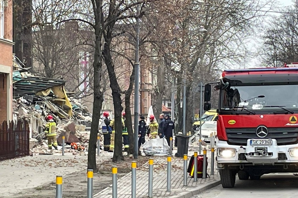 Wybuch gazu w Szopienicach. Zawaliła się kamienica