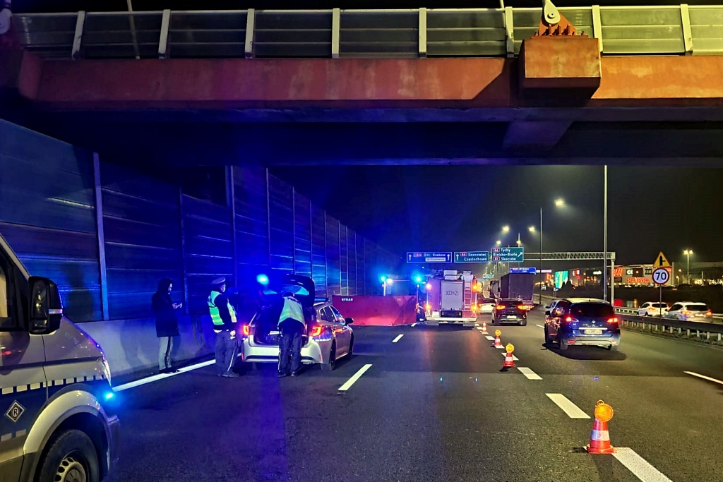 Śmiertelny wypadek na autostradzie A4. Są utrudnienia w ruchu