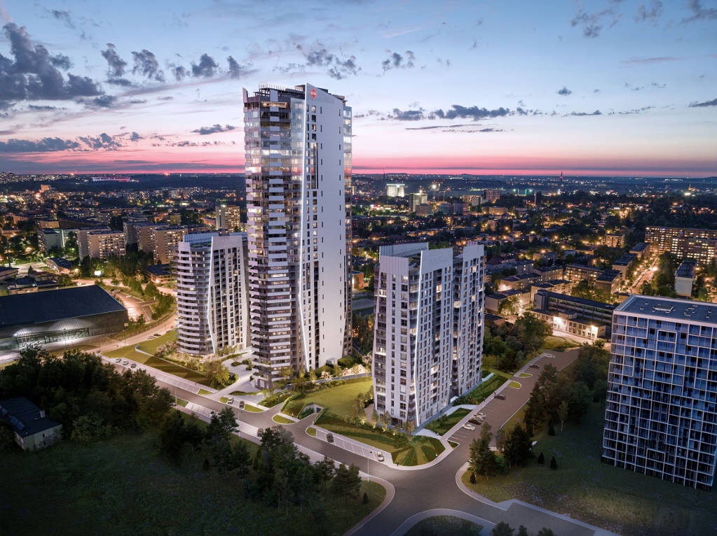 Trwa budowa najwyższego budynku mieszkalnego w Katowicach