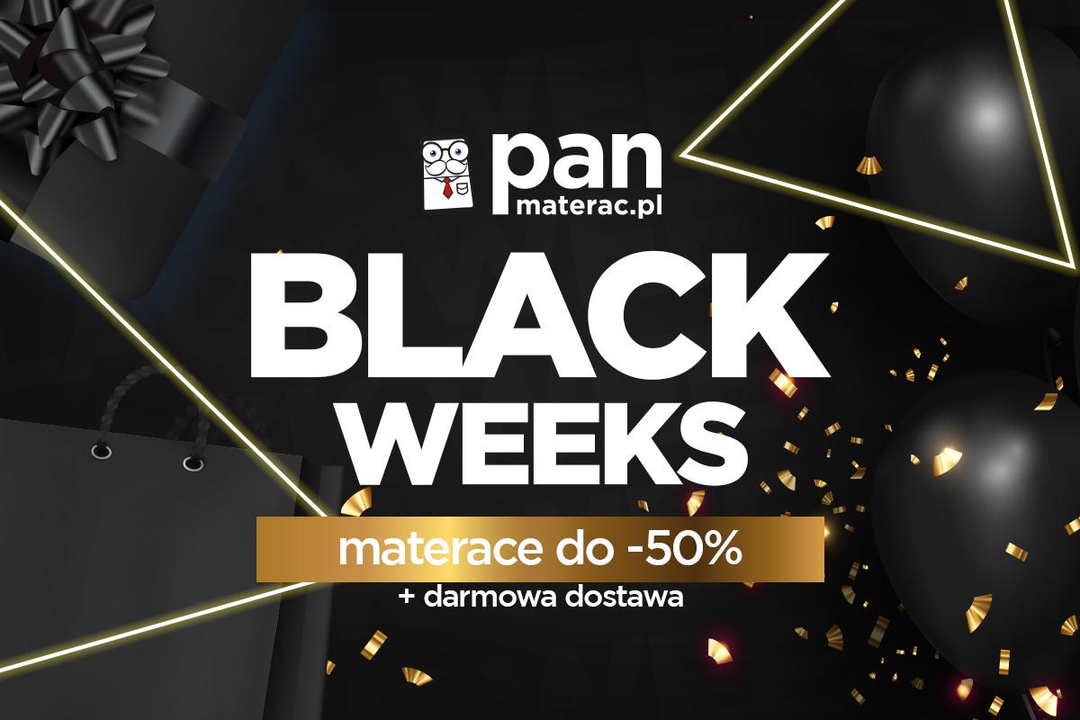 Black Week w salonie Pan Materac w Katowicach – promocje nawet do 50%!
