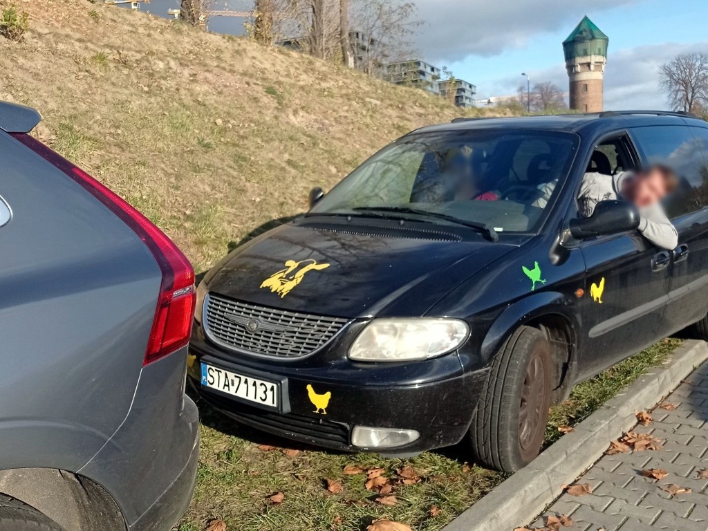 Kierowcy uważają, że miejsce parkingowe im się należy. W weekend rozjeżdżali strefę kultury [ZDJĘCIA]