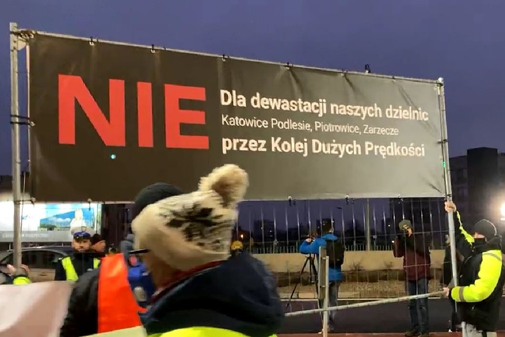 Stop CPK w Katowicach. Przeciwnicy inwestycji przejdą przez miasto