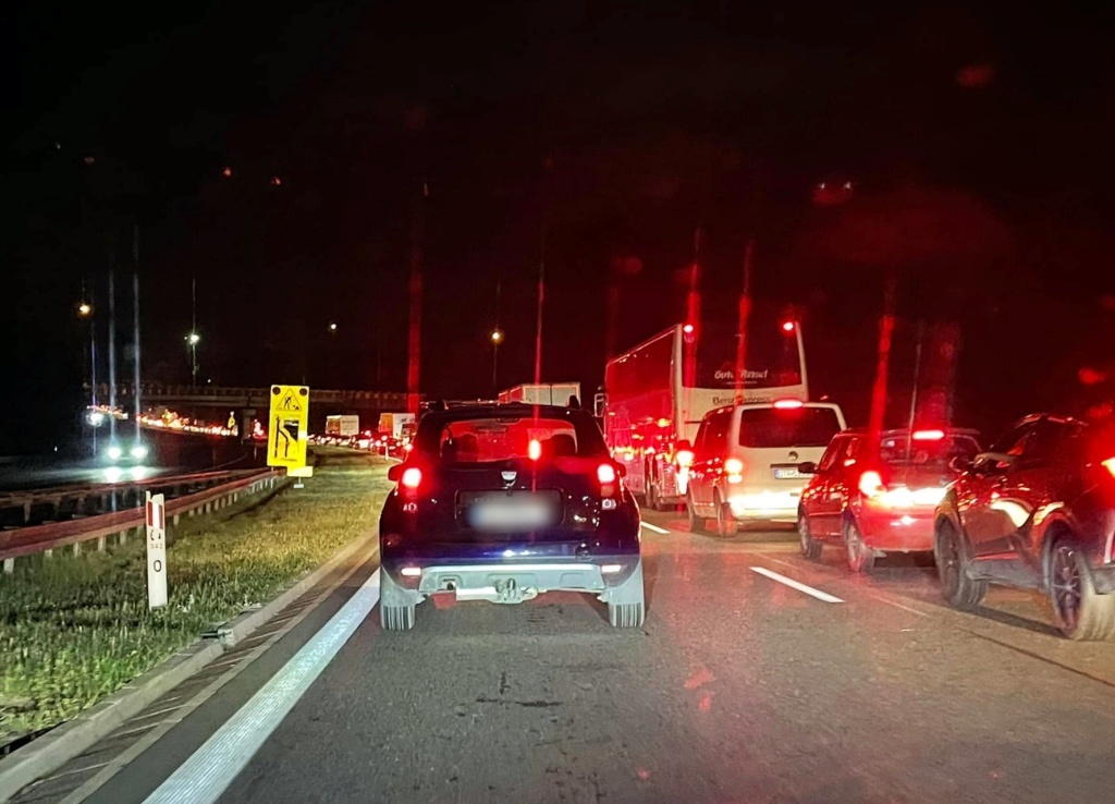 Nocne korki na autostradzie A4. To początek remontu, który potrwa kilka miesięcy