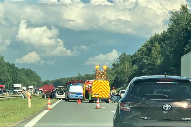 Seria kolizji na autostradzie A4. Tworzą się długie korki