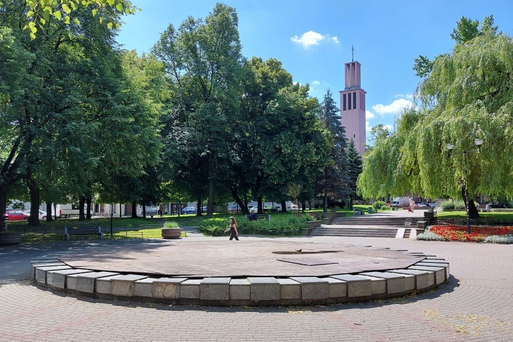 Fontanny w centrum Katowic nadal nie działają