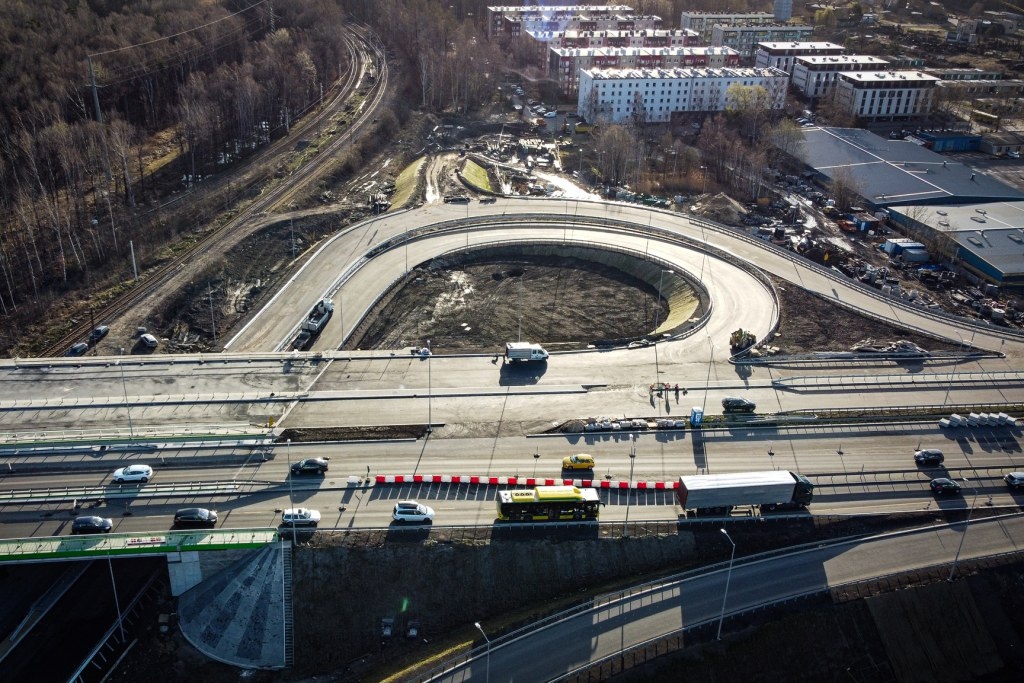 W weekend zmieni się organizacja ruchu na węźle Giszowiec