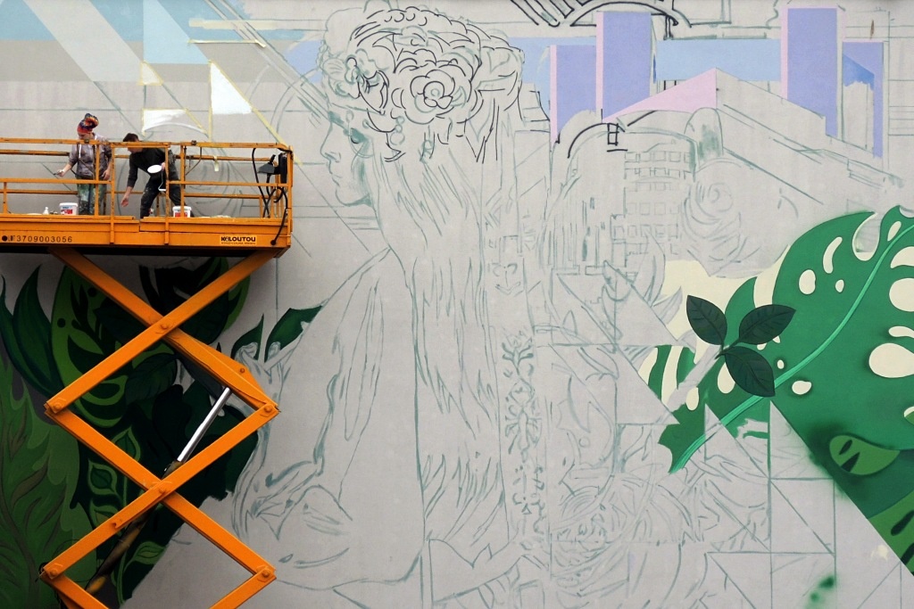 Nowy mural w centrum Katowic. Mieszkańcy wybrali projekt