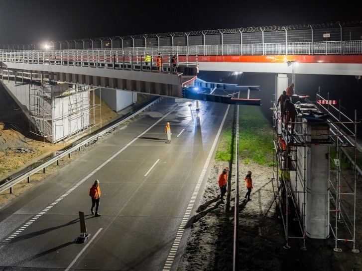 Nowy wiadukt nad A1 prawie gotowy, ale utrudnienia jeszcze potrwają