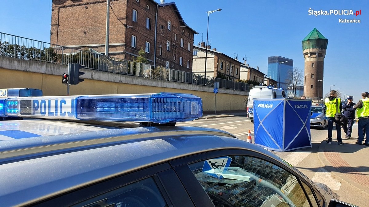Śmiertelny wypadek w Katowicach. Ciężarówka potrąciła kobietę