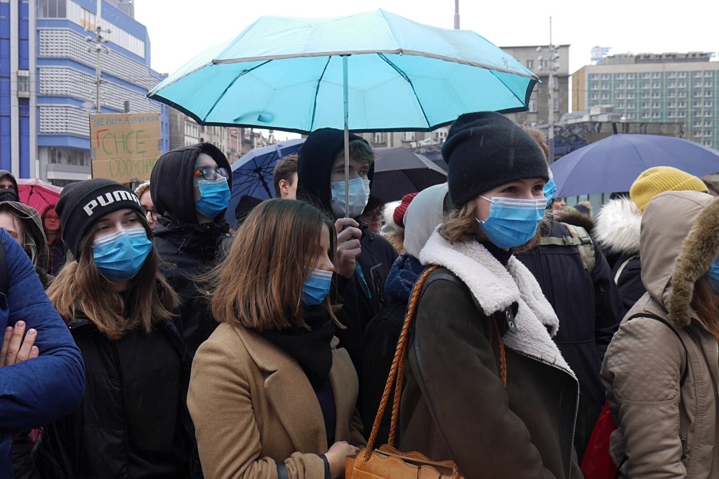 Strajk klimatyczny w Katowicach. Korki mogą być jeszcze dłuższe