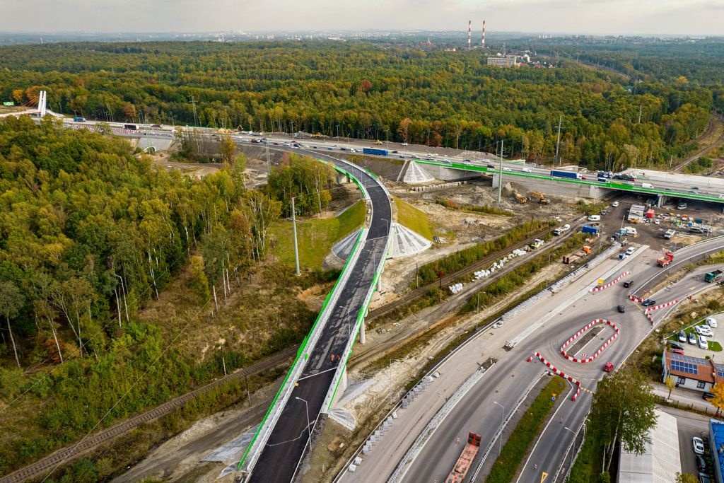 Węzeł w Giszowcu gotowy na 75%. Zostanie otwarta kolejna łącznica
