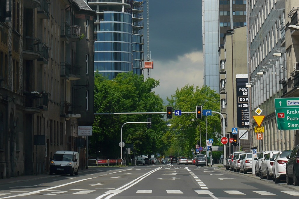 Awaria prądu w centrum Katowic