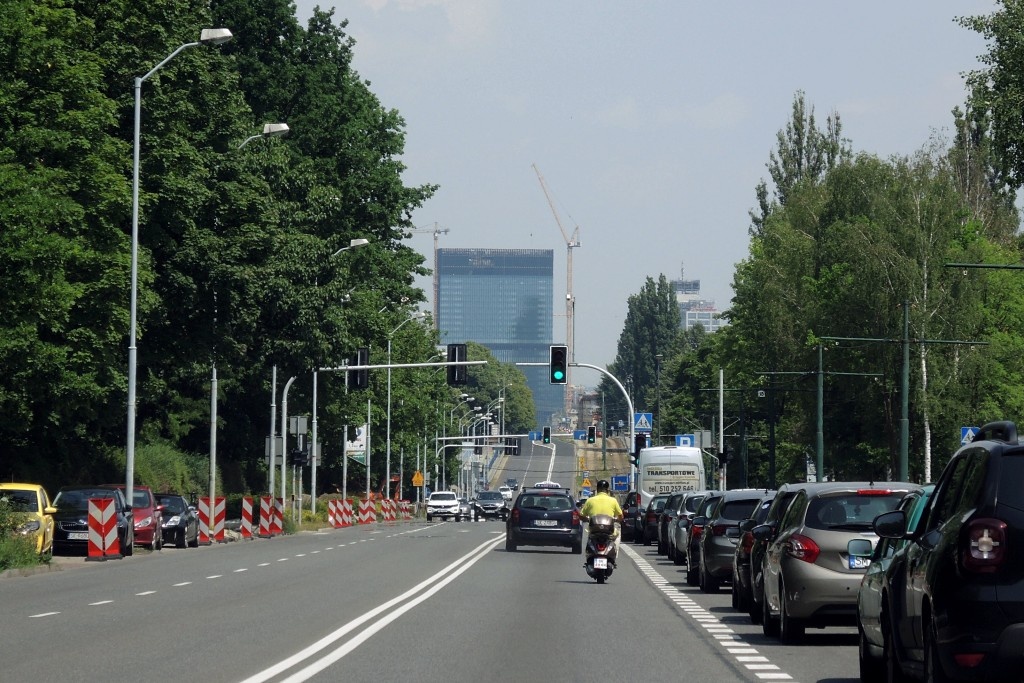 Dzień dobry Katowice. Powstaje droga rowerowa przy Parku Kościuszki