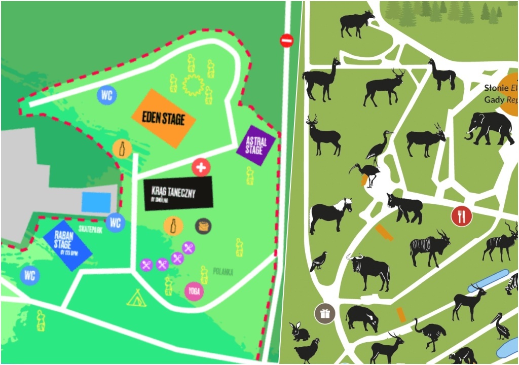Hałas w Parku Śląskim a zwierzęta. Na Fest Festival sceny są ustawione obok zoo