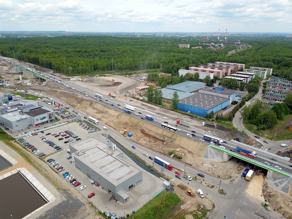Nowa organizacja ruchu na węźle w Giszowcu. Będą zwężenia