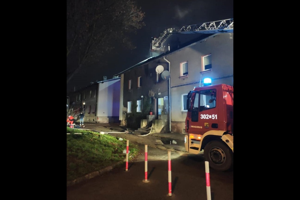 Pożar w Katowicach. Jedna osoba nie żyje