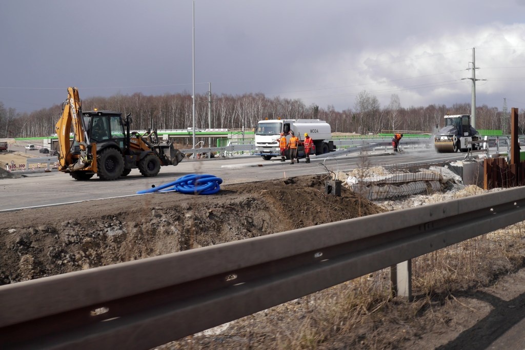 Zmiany na węźle w Giszowcu. Kierowcy pojadą nową jezdnią