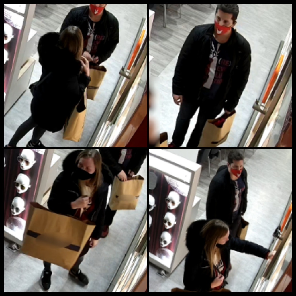 Zostały skradzione drogie okulary. Policja szuka tej dwójki
