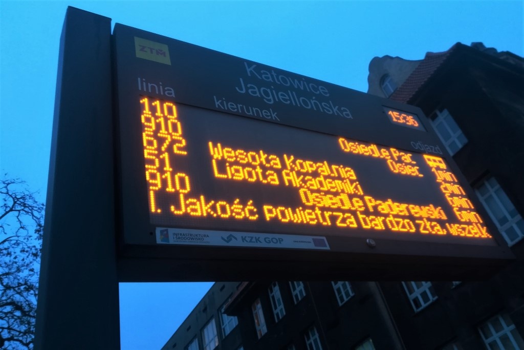 Najbardziej szkodliwe powietrze w Polsce jest na południu. Katowice znalazły się w niechlubnym rankingu