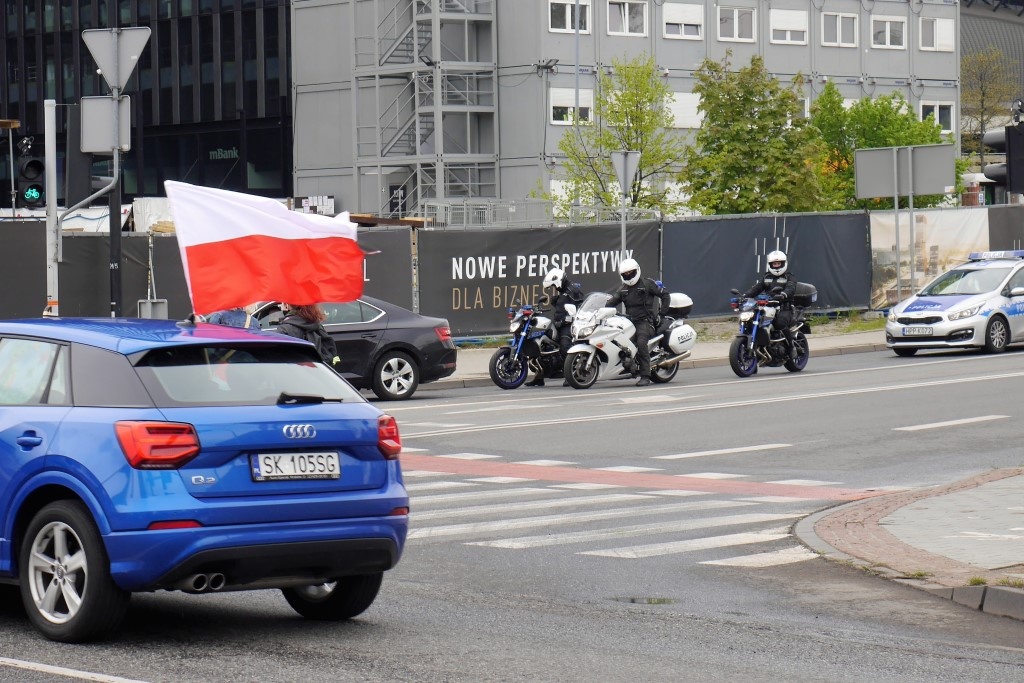 Samochodowe pielgrzymki i manifestacje w Katowicach. Mogą być utrudnienia