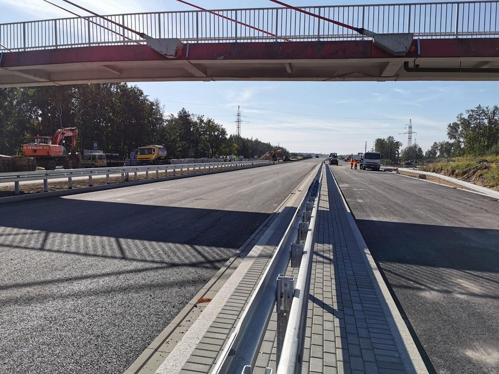 Łatwiejszy przejazd w kierunku Tychów. Koniec objazdu na węźle w Giszowcu