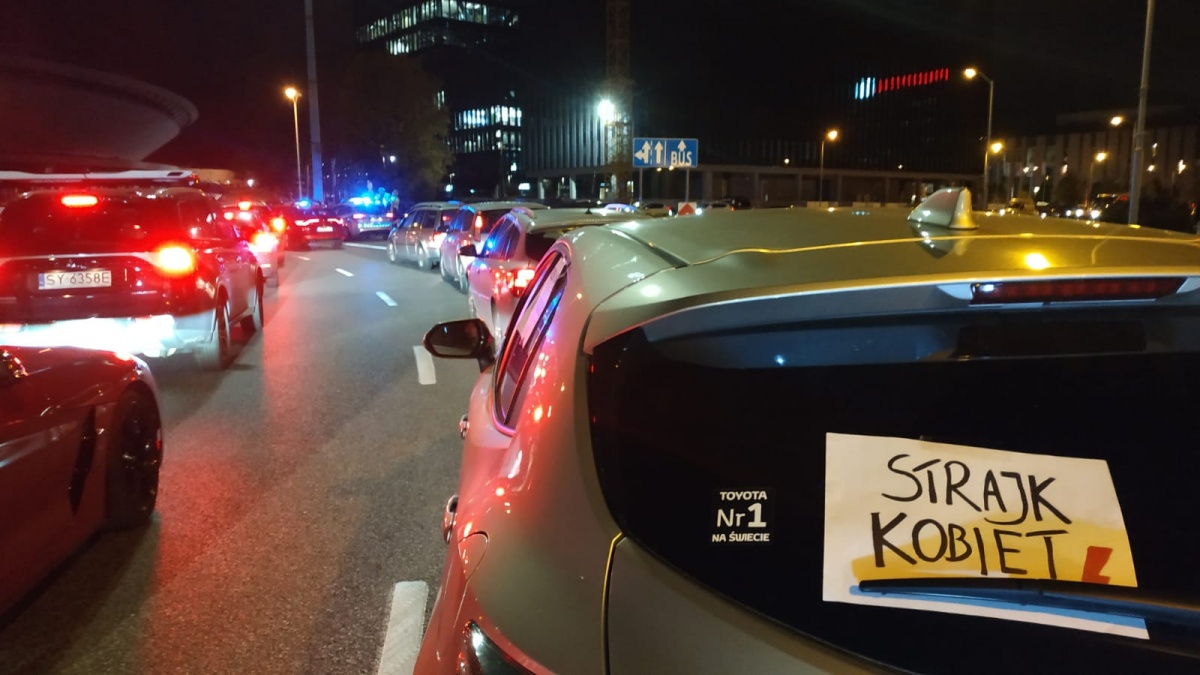 Strajk Kobiet ma dziś blokować drogi w Katowicach