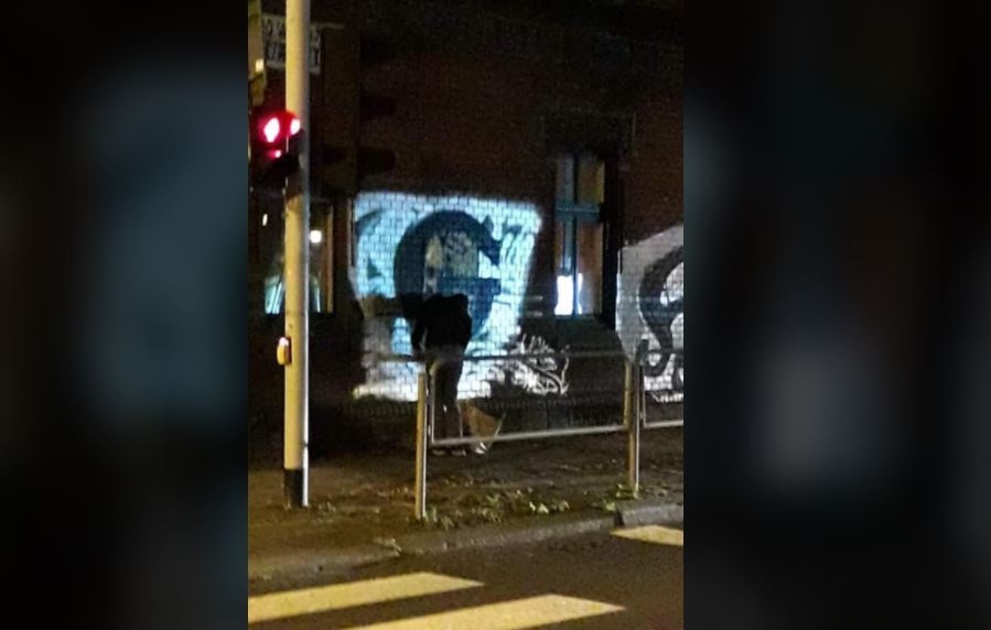 Nastoletni pseudokibic GKS-u Katowice przyłapany na dewastacji