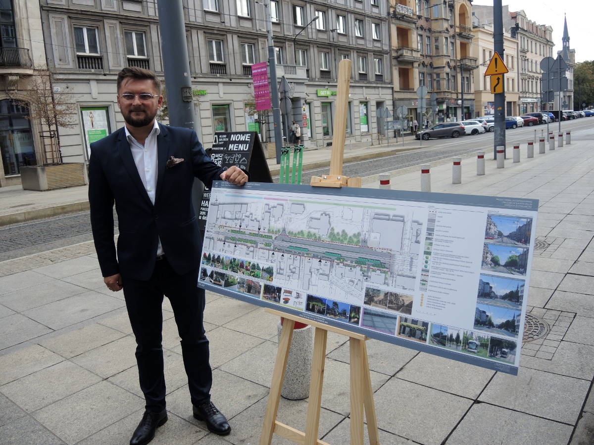 Rewolucja na Warszawskiej. Fragment ulicy zostanie zamknięty dla ruchu, będzie też kilkadziesiąt drzew