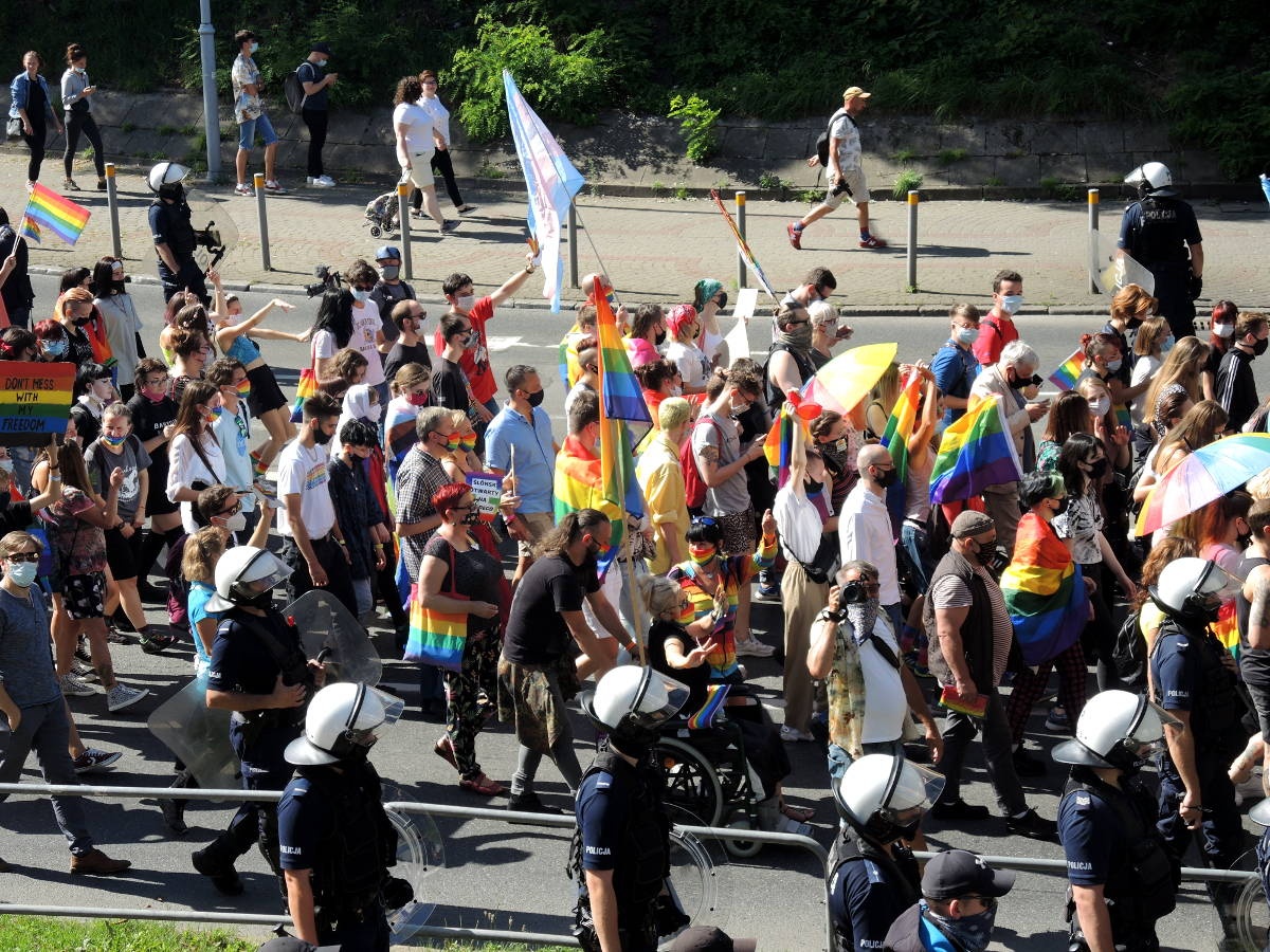 W Marszu Równości uczestniczyło zbyt wiele osób. Będzie wniosek do sądu o ukaranie organizatora