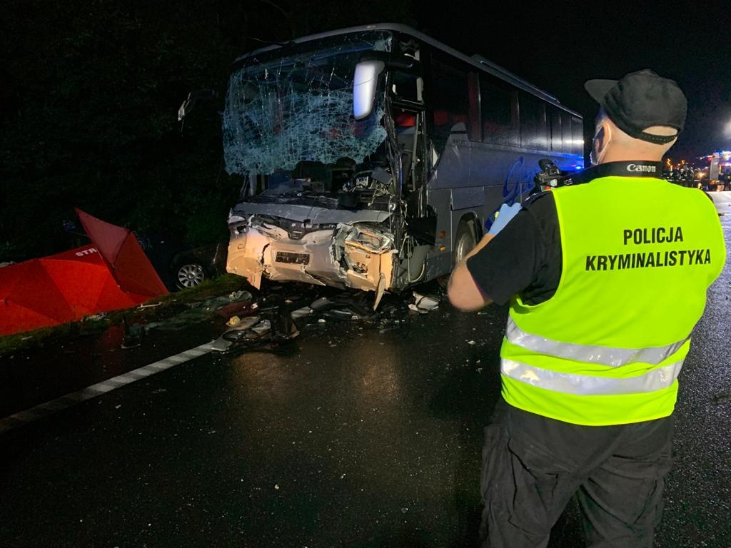 Tragiczny wypadek koło Gliwic. Zginęło 9 osób