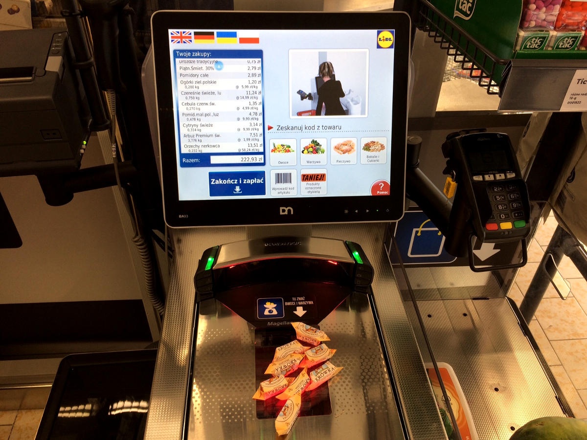 Lidl zainstalował w swoich sklepach w Katowicach kasy samoobsługowe