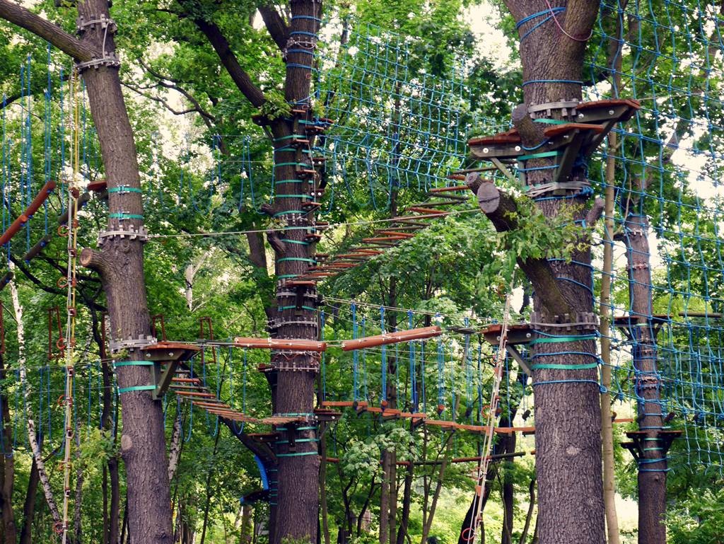 Nowa atrakcja na Muchowcu. Otwiera się park linowy