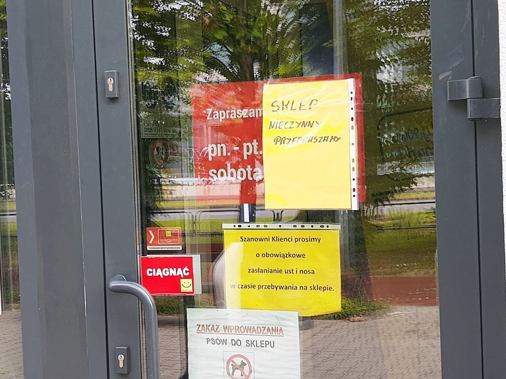 Koronawirus w sklepie Społem w Katowicach. Trzeba było zutylizować towar
