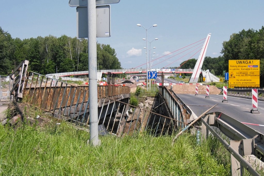 Nowy wiadukt na DK86 w dwa miesiące. Wykonawca węzła przygotowuje harmonogram prac