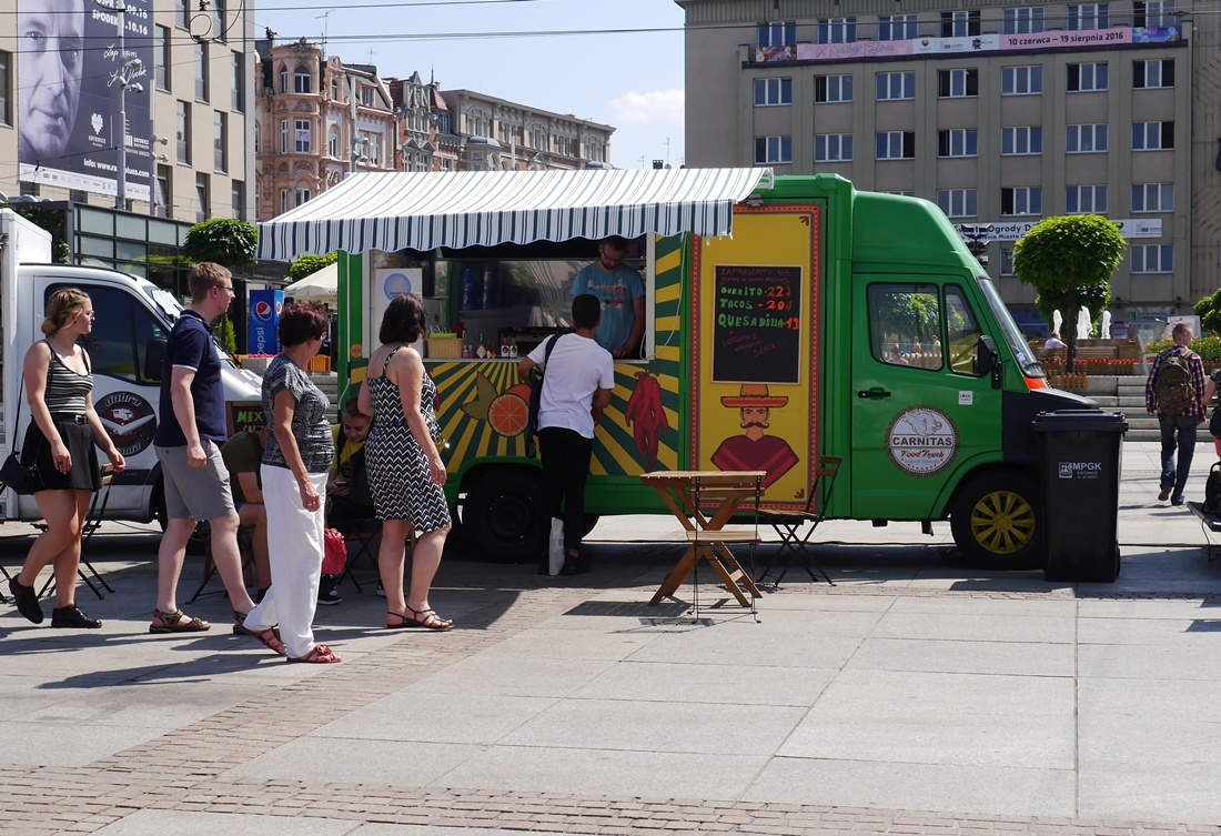 Food trucki ponownie w Katowicach. W weekend odbędą się dwa wydarzenia